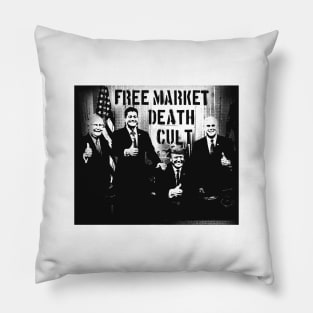 FREE MARKET DEATH CULT Pillow