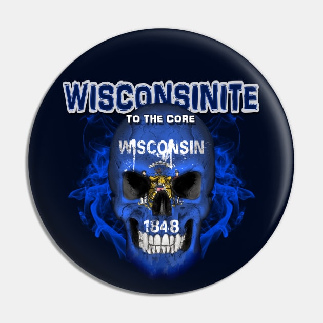 To The Core Collection: Wisconsin Pin by Maia Mystia