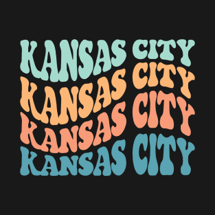 Kansas City wavy retro T-Shirt