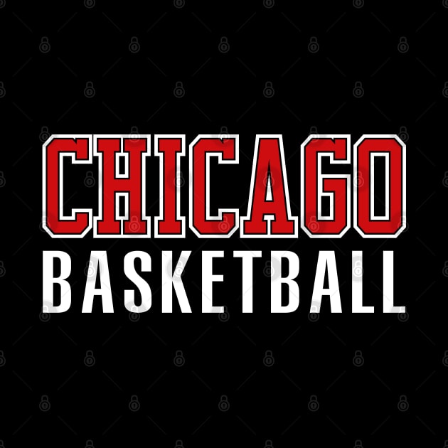 Chicago Basketball by Buff Geeks Art