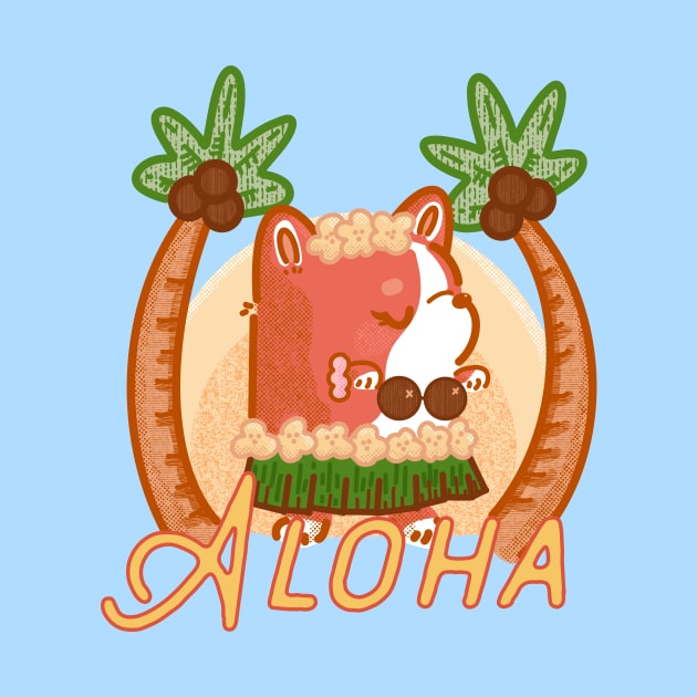 Aloha Corgi by Fluffymafi