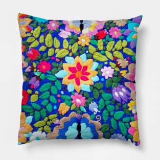 floral embroidery Pillow