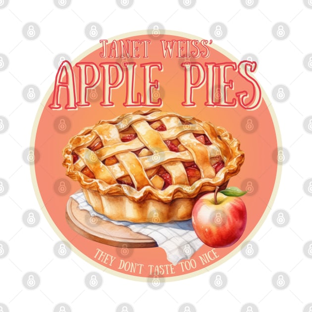 Janet Weiss' Apple Pies by Print Lilac