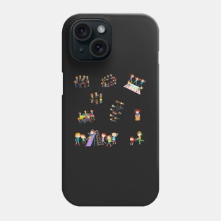 Kids games stickers Phone Case