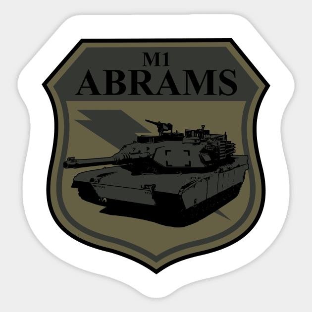 US Army Patch with Army Tank Graphic