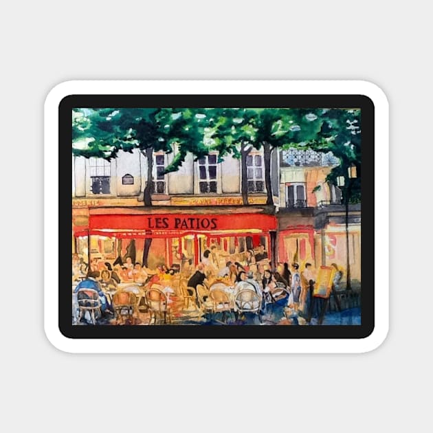 Les Patios Magnet by GeriJudd