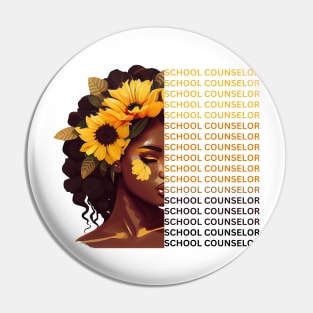 Black School Counselor Appreciation Week Pin