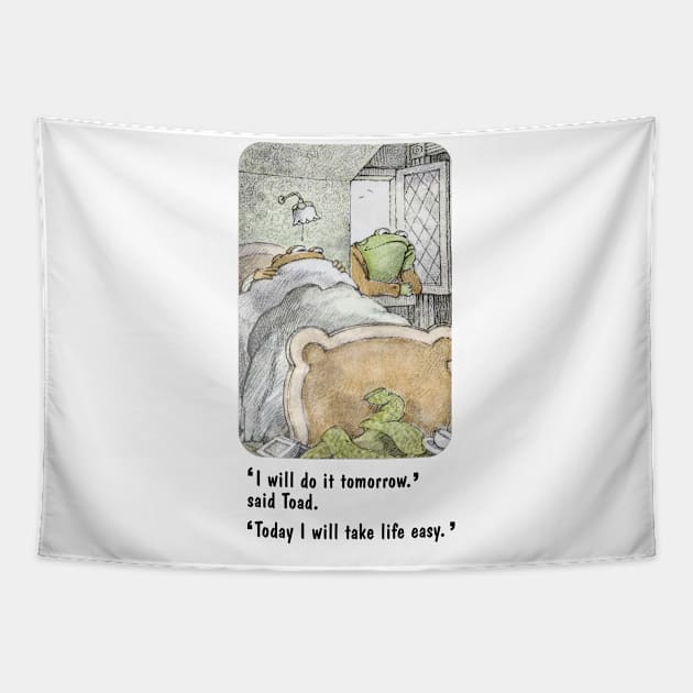 Frog And Toad Funny meme Tapestry by BanyakMau