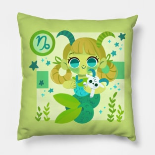 Capricorn Mermaid Pillow