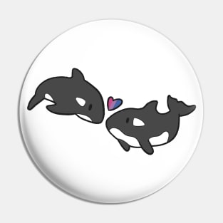 Bisexual Whale Pride Pin