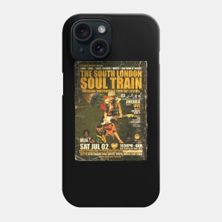 POSTER TOUR - SOUL TRAIN THE SOUTH LONDON 130 Phone Case