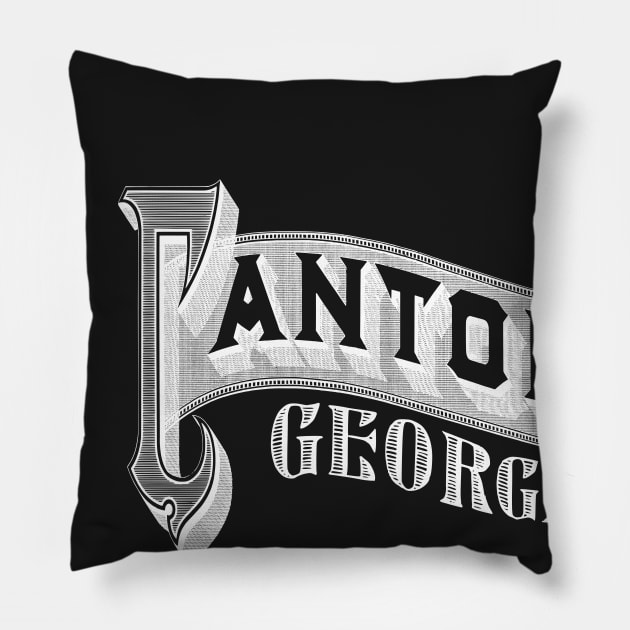 Vintage Canton, GA Pillow by DonDota