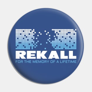 Total Recall – Rekall Logo (blue wash version) Pin