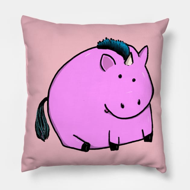 Unicorn orb Pillow by funkysmel