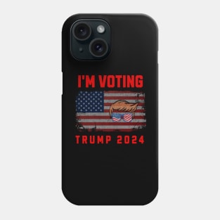 Im Voting Trump 2024 Phone Case