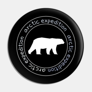 arctic expedition,polar bear Pin