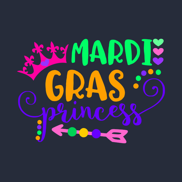 Fun Mardi Gras Princess by CoastalDesignStudios