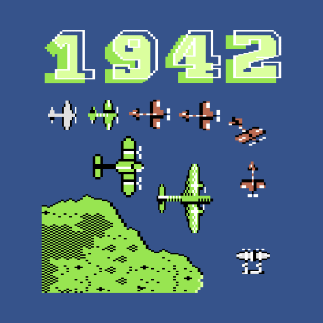 1942 Pacific by Retro8Bit Fashion Store