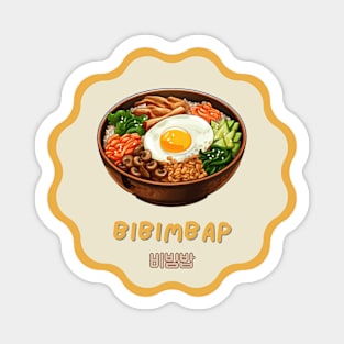 Bibimbap | Korean cuisine | Traditional Food Magnet