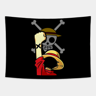 skull n luffy Tapestry