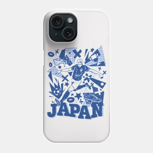 Vintage Japanese Football // Retro Grunge Japan Soccer 2022 Phone Case