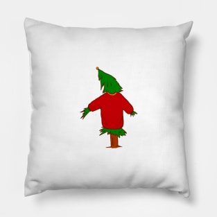 Tree Dressing Christmas Pillow