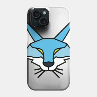 Geometric Blue Fox Phone Case