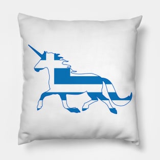 Greek Unicorn Pillow