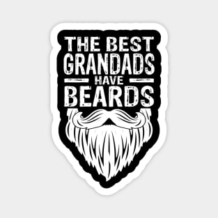 Best Grandads Beards Tattoos Husband Mens Magnet