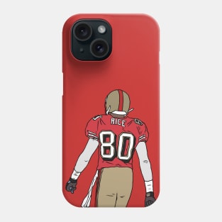 Jerry Rice Back-To Phone Case