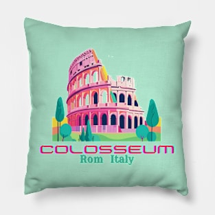 Colosseum arena, Rome Pillow