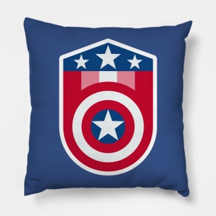 Star-Spangled Shield Pillow