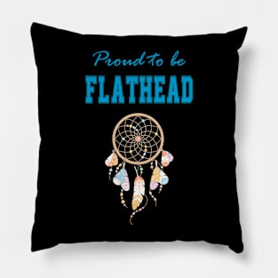 Native American Flathead Dreamcatcher 50 Pillow