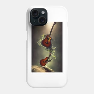 Acoustic Guitar Tree Of Life Guitar Player Nature Guitarist Phone Case