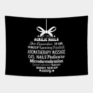 Beauty Salon Christmas Ornament Tapestry