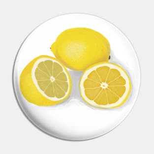 Juicy fresh lemons Pin