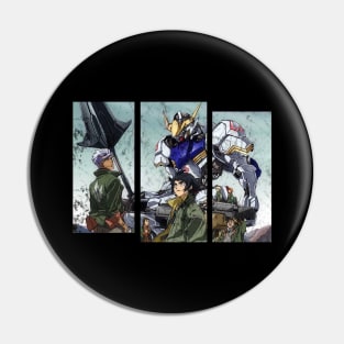 Collage of Tekkadan Team Pin