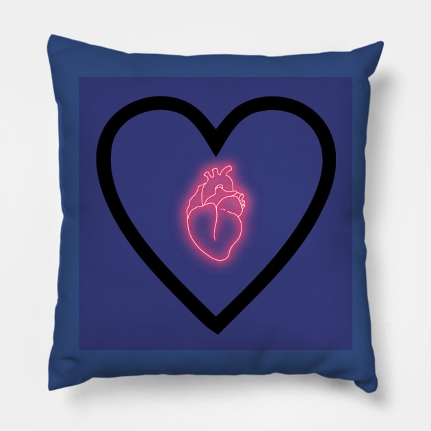 Double Heart Pillow by whiteflags330