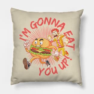 I'm gonna eat you up! | Burger on the Run! Pillow