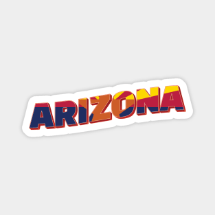 Arizona vintage style retro souvenir Magnet