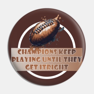 american football Pin