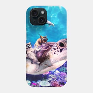 Cute Funny Cat Turtle Phone Case