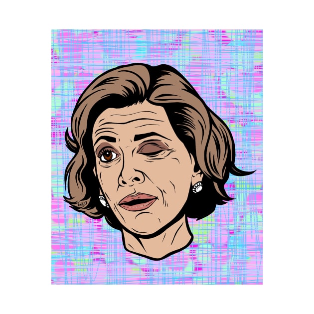 Lucille Bluth Wink by turddemon