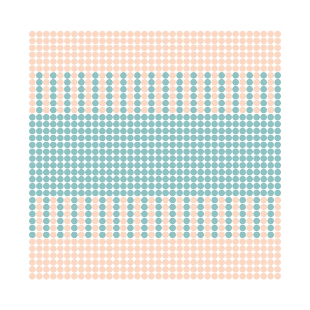 Green and Orange Dots Pattern by fivemmPaper