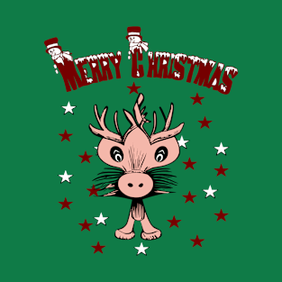 Merry Christmas Reindeer T-Shirt