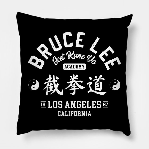 Jeet Kune Do Academy Pillow by NotoriousMedia