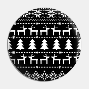 Christmas Jumper Pattern Pin