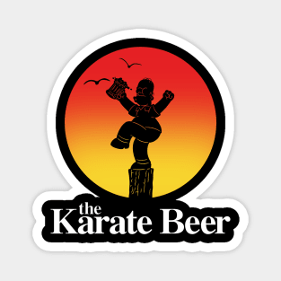 The Karate Beer Magnet