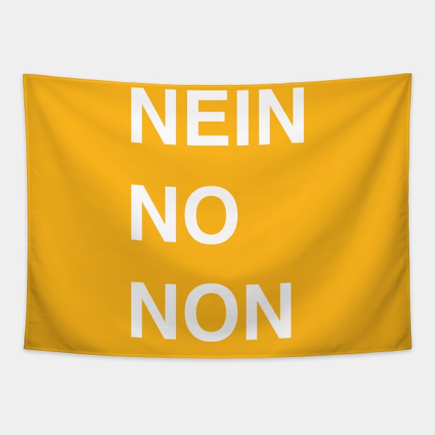 Nein No Non Tapestry by newledesigns