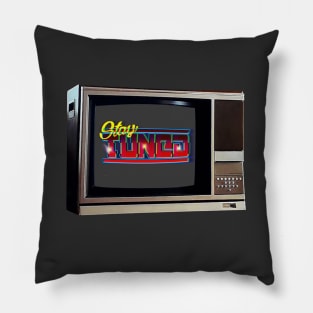 TV SET / STAY TUNED #4 (GLITCHED) Pillow